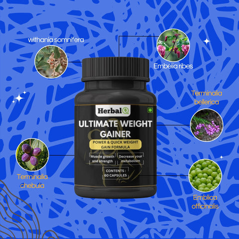 HerbalQ Ultimate Body Growth Combo (Height + Weight Pack) HerbalQ Ultimate Body Growth Combo (Height + Weight Pack)